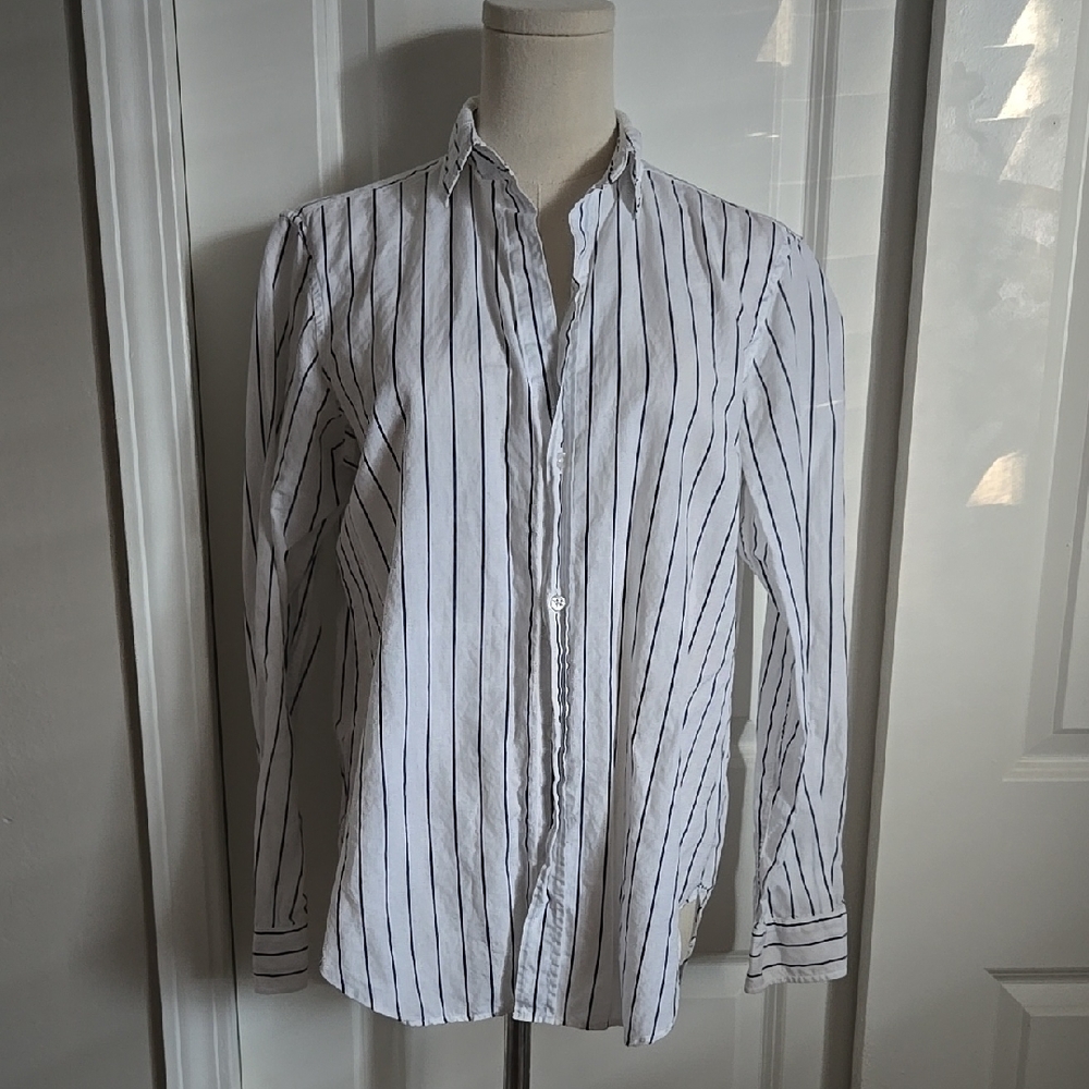 Spring SALE...Frank and Eileen Striped Button-Up Shirt
